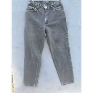 Levi's Orange Tab 15951 Dark Wash Black Gray‎ Womens Jeans Size 10 Med